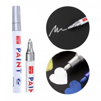 Paint Marker Epoksi Varak Kalem - 12 Adet Gümüş Paint Marker Epoksi Varak Kalem - 12 Adet Gümüş