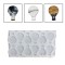 Epoksi Silikon Kalıp Çoklu Kapadokya Balonu Kolye Anahtarlık Küpe Kalıbı 45X30 MM 12 li