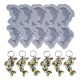 Epoksi Silikon Kalıp Çoklu Yunus Balığı Kalıbı Yunus Anahtarlık Kalıbı Silikon 4.5x2.2 CM 10 lu