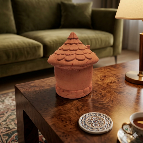 Silikon 3D Büyük Boy Cüce Evi Kalıbı Şirin Ev Modeli Mum ve Taş Tozu Kalıbı