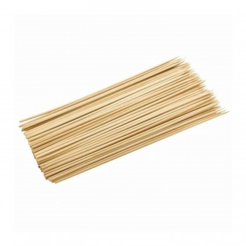 Ahşap Çöp Şiş Çubuğu 3 MMX300 MM - 100 Adet Ahşap Çöp Şiş Çubuğu 3 MMX300 MM - 100 Adet