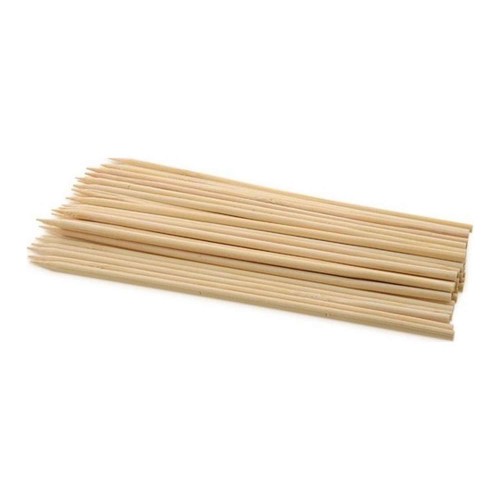 Ahşap Çöp Şiş Çubuğu Uzun 5 MMX350 MM  - 100 Adet