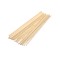 Ahşap Çöp Şiş Çubuğu Uzun DÜZ UÇLU  5 MMX350 MM  - 100 Adet
