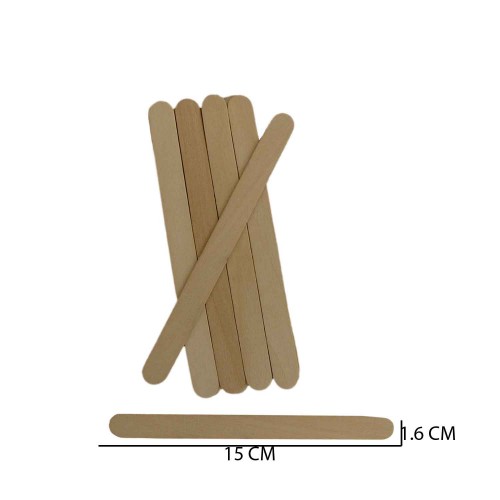 Ahşap Karıştırıcı  Çubuk  15 CM - 50 Adet