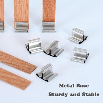Ahşap Mum Fitili Sehpası Soya Fitili Bardak Mum Fitil Metal Sehpası - 50 Adet Ahşap Mum Fitili Sehpası Soya Fitili Bardak Mum Fitil Metal Sehpası - 50 Adet
