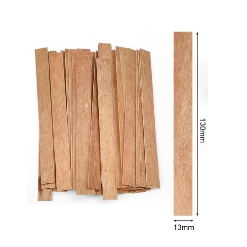 Ahşap Mum Fitili Soya Fitili Bardak Mum Fitili - 50 Adet Ahşap Mum Fitili Soya Fitili Bardak Mum Fitili - 50 Adet