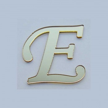 Alfabe Aynalı Pleksi 4 Cm -Gold Kendinden Yapışkanlı Flexi Harf E Harfi Alfabe Aynalı Pleksi 4 Cm -Gold Kendinden Yapışkanlı Flexi Harf E Harfi