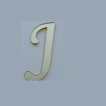 Alfabe Aynalı Pleksi 4 Cm -Gold Kendinden Yapışkanlı Flexi Harf J Harfi Alfabe Aynalı Pleksi 4 Cm -Gold Kendinden Yapışkanlı Flexi Harf J Harfi