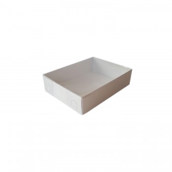 Asetat Kapaklı Karton Kutu 9x12x3 CM - 25 Adet Beyaz Asetat Kapaklı Karton Kutu 9x12x3 CM - 25 Adet Beyaz