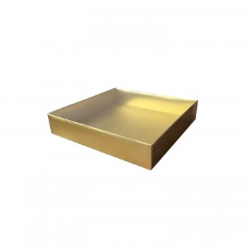 Asetat Kapaklı Karton Kutu Havlu Kutusu 25X25X5 CM - 10 Adet Gold Asetat Kapaklı Karton Kutu Havlu Kutusu 25X25X5 CM - 10 Adet Gold