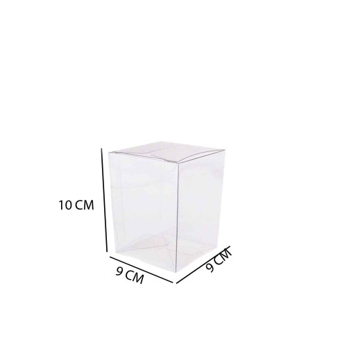 Asetat Kutu 9X9X10 CM - 25 Adet