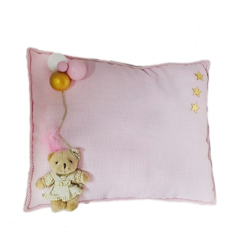 Bubble Yastık Bebek Takı Yastığı Gold    Pembe