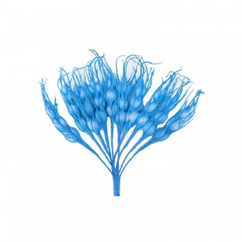 Çiçek Başak Modeli - 100 Adet Mavi Çiçek Başak Modeli - 100 Adet Mavi