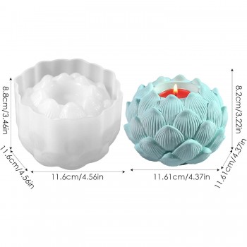 Silikon Çiçek Tomurcuğu Tealight Mumluk Kalıbı Silikon Çiçek Tomurcuğu Tealight Mumluk Kalıbı