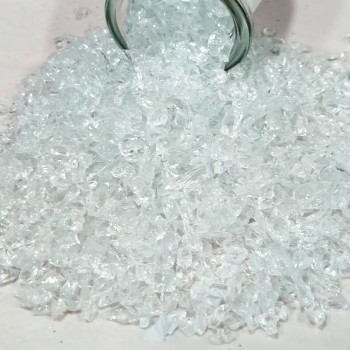 Dekoratif 4-8 MM Arlığında Gercek Cam kırığı 1 Kg Sade Beyaz - Düz Dekoratif 4-8 MM Arlığında Gercek Cam kırığı 1 Kg Sade Beyaz - Düz