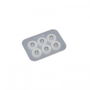Epoksi Boncuk Şekilli Tesbih Ve Bileklik Silikon Kalıp 10 MM 6 Lı