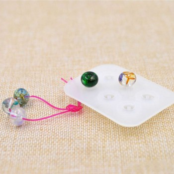 Epoksi Boncuk Şekilli Tesbih Ve Bileklik Silikon Kalıp 10 MM 6 Lı Epoksi Boncuk Şekilli Tesbih Ve Bileklik Silikon Kalıp 10 MM 6 Lı