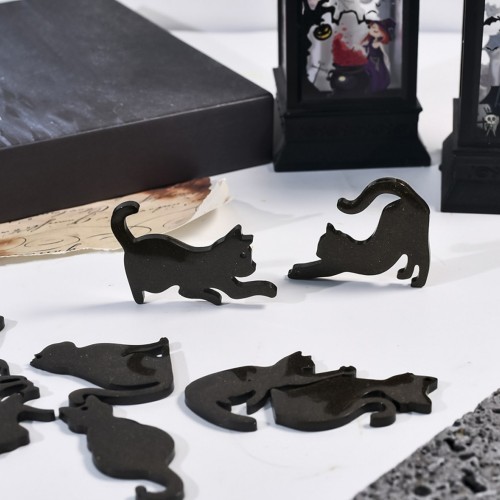 Epoksi Çoklu Kedi Figürleri Kolye Ve Anahtarlık Kalıbı 8 Li