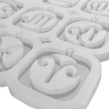 Epoksi Kare Burç Kalıbı Anahtarlık ve Kolye Kalıbı Epoksi Kare Burç Kalıbı Anahtarlık ve Kolye Kalıbı