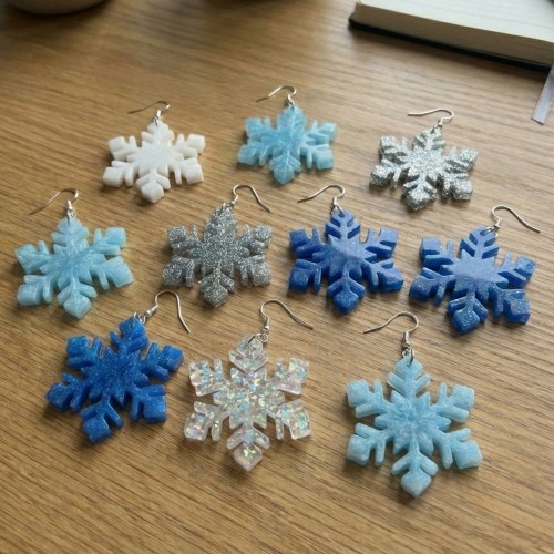 Epoksi Kış Temalı Kartanesi Kalıbı 10 Lu