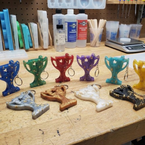 Epoksi Kupa Model Anahtarlık ve Kolye Kalıbı 10 Lu