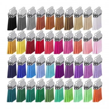 Epoksi Mini Deri Anahtarlık Küpe Püskül Karışık Renk - 10 Adet Epoksi Mini Deri Anahtarlık Küpe Püskül Karışık Renk - 10 Adet