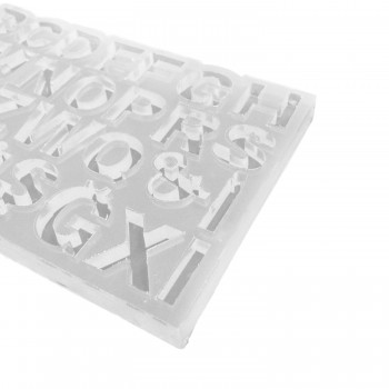 Epoksi Mini Türkçe DÜZ Alfabe Harfleri Kalıbı 1.5 CM Epoksi Mini Türkçe DÜZ Alfabe Harfleri Kalıbı 1.5 CM