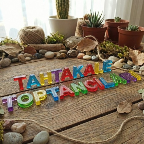 Epoksi Mini Türkçe TERS Alfabe Harfleri Kalıbı 1.5 CM