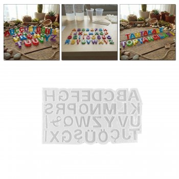 Epoksi Mini Türkçe TERS Alfabe Harfleri Kalıbı 1.5 CM