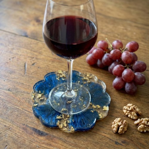 Epoksi Papatya Model Bardak Altlığı Kalıbı 12 CM