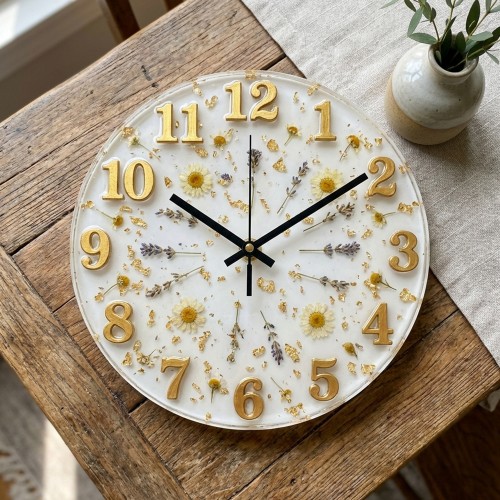 Epoksi Rakamlı Saat Kalıbı 30 CM Epoksi Rakamlı Saat Kalıbı 30 CM