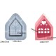 Epoksi Tealight Mumluk Ev Dekorasyonu Beton Silikon Ve Taş Tozu Kalıbı 8x10 CM