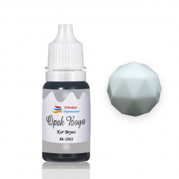 Epoksi Reçine Opak Boya Pigment Opak Epoksi Boyası 20 ML Kar Beyaz - 1002 Epoksi Reçine Opak Boya Pigment Opak Epoksi Boyası 20 ML Kar Beyaz - 1002