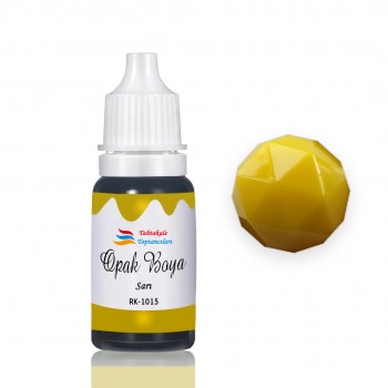 Epoksi Reçine Opak Boya Pigment Opak Epoksi Boyası 20 ML Sarı - 1015 Epoksi Reçine Opak Boya Pigment Opak Epoksi Boyası 20 ML Sarı - 1015