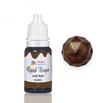 Epoksi Reçine Opak Boya Pigment Opak Epoksi Boyası 20 ML Sedef Bakır - 8001 Epoksi Reçine Opak Boya Pigment Opak Epoksi Boyası 20 ML Sedef Bakır - 8001