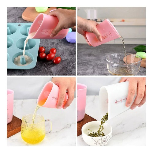 Epoksi Reçine Silikon Beaker Döküm Karıştırma Kabı 250 ML Epoksi Reçine Silikon Beaker Döküm Karıştırma Kabı 250 ML