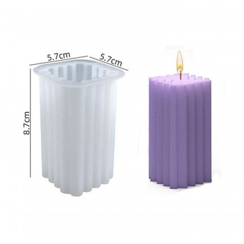 Epoksi Reçine Silikon Kalıp Taş Tozu Dikdörtgen Üçgen Dikey Çizgili Mum Kalıbı Epoksi Reçine Silikon Kalıp Taş Tozu Dikdörtgen Üçgen Dikey Çizgili Mum Kalıbı