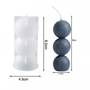 Epoksi Reçine Silikon Kalıp Taş Tozu Dikey Bubble Mum Kalıbı Epoksi Reçine Silikon Kalıp Taş Tozu Dikey Bubble Mum Kalıbı