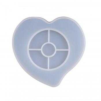 Epoksi Reçine Silikon Kalıp Taş Tozu Kalp Model Bardak Altlığı Kalıbı Epoksi Reçine Silikon Kalıp Taş Tozu Kalp Model Bardak Altlığı Kalıbı