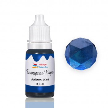 Epoksi Reçine Transparan Boya Pigment Şeffaf Epoksi Boyası 20 ML Parlament Mavi - 3107 Epoksi Reçine Transparan Boya Pigment Şeffaf Epoksi Boyası 20 ML Parlament Mavi - 3107