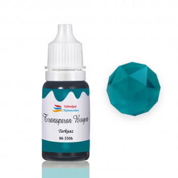 Epoksi Reçine Transparan Boya Pigment Şeffaf Epoksi Boyası 20 ML Turkuaz - 3306 Epoksi Reçine Transparan Boya Pigment Şeffaf Epoksi Boyası 20 ML Turkuaz - 3306