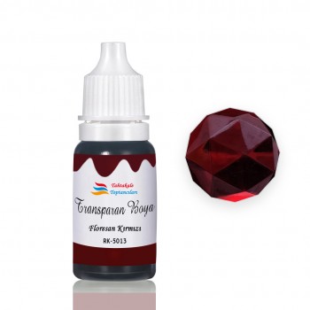 Epoksi Reçine Transparan Boya Pigment Şeffaf Epoksi Boyası 20 ML Floresan Kırmızı - 5013 Epoksi Reçine Transparan Boya Pigment Şeffaf Epoksi Boyası 20 ML Floresan Kırmızı - 5013