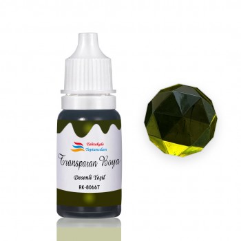 Epoksi Reçine Transparan Boya Pigment Şeffaf Epoksi Boyası 20 ML Desenli Yeşil - 8066T Epoksi Reçine Transparan Boya Pigment Şeffaf Epoksi Boyası 20 ML Desenli Yeşil - 8066T