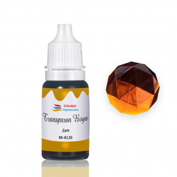 Epoksi Reçine Transparan Boya Pigment Şeffaf Epoksi Boyası 20 ML Sarı - 8120 Epoksi Reçine Transparan Boya Pigment Şeffaf Epoksi Boyası 20 ML Sarı - 8120