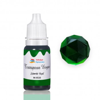 Epoksi Reçine Transparan Boya Pigment Şeffaf Epoksi Boyası 20 ML Zümrüt Yeşil - 8520 Epoksi Reçine Transparan Boya Pigment Şeffaf Epoksi Boyası 20 ML Zümrüt Yeşil - 8520