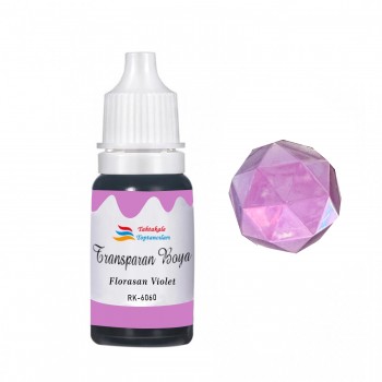 Epoksi Reçine Transparan Boya Pigment Şeffaf Epoksi Boyası 20 ML Floresan Violet - 6060 Epoksi Reçine Transparan Boya Pigment Şeffaf Epoksi Boyası 20 ML Floresan Violet - 6060