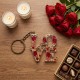 Epoksi Sevgililer Gününe Özel Love Yazılı Anahtarlık Kalıbı 6 Lı