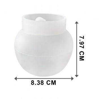 Epoksi Silikon 3D Elma Şekilli Dekorasyon Kalıbı