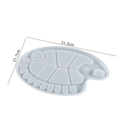 Epoksi Silikon Büyük Resim Boya Paleti Kalıbı