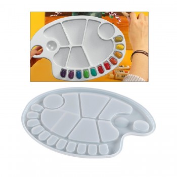 Epoksi Silikon Büyük Resim Boya Paleti Kalıbı